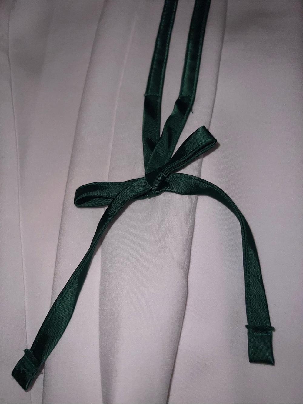 Champion Women’s White Joggers with Green Side Stripes And Bows - Picture 3 of 4